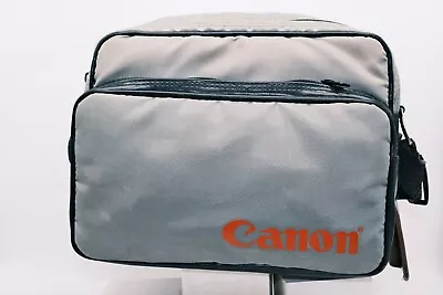 Vintage Canon Camera Bag ~ Grey & Black ~ Cool SLR Setup • $10