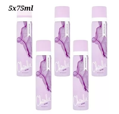 Charlie Divine Deodorant Body Spray (Black Berry & Iris Petal) 75ml / Pack Of  5 • £9.99