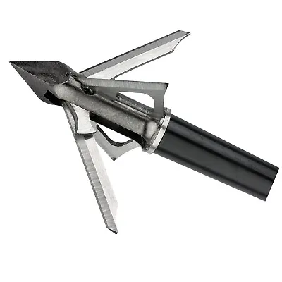 Muzzy Trocar Hybrid Crossbow Broadhead 1  X 1 5/8  Cut 100Gr 4 Blade 298 • $53.87