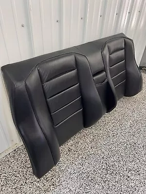 Mercedes W201 190e 2.3-16v Cosworth Rear Black Leather Seat Back Recaro Sport • $1495