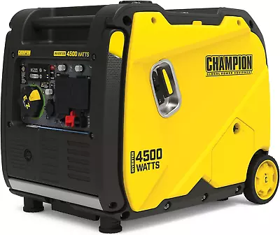 Champion 4500-W Super Quiet Portable RV Ready Gas Inverter Generator CO Sensor • $837.09