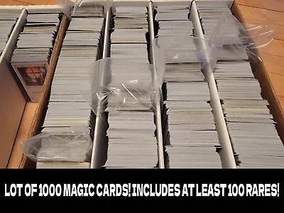 Magic: The Gathering 1000 Card Lot - Includes At Least 100 Rares! • $31