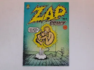 ZAP COMIX #0 VF/NM 9.0 Underground Comic All R Crumb Art & Stories - Krazy Kool! • $25