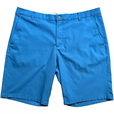 Puma Mens Sz 38 Golf Shorts Blue Casual Lightweight Bermuda Chino Khaki • $23.99