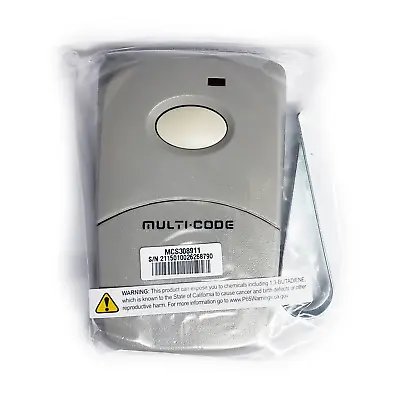 Multi-Code 3089 1-Button Visor Gate Garage Remote MultiCode 308911 MCS308911 • $18.90