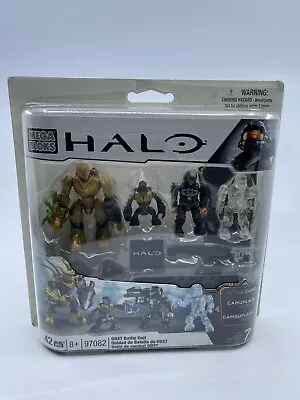 Mega Bloks Halo 97082 ODST Battle Unit Building Set Active Camo 4 Figs 2013 X1 • $109.55