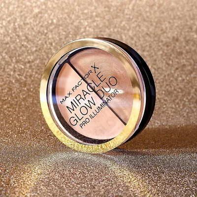 Max Factor Miracle Glow Duo Pro Illuminator Concealer & Highlighter - 20 Medium • £3.99