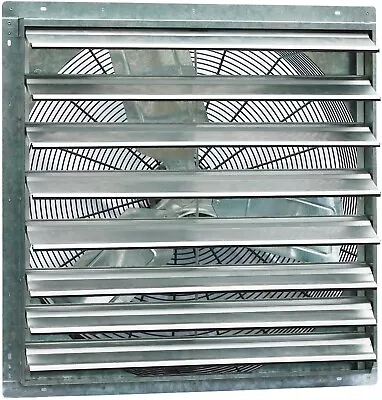 Shutter Exhaust Fan 30  Single Speed Industrial Workshop Greenhouse Wall Mount • $579.99