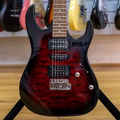 Ibanez RX70QA Electric Guitar (Transparent Red Burst) • $429