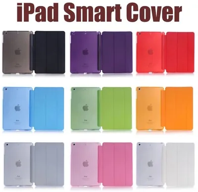 £5.49 • Buy Leather Smart Stand Case For IPad Air 1 2 3 4 5 6 9.7 10.2 10.9 Pro 11 10.5 Mini