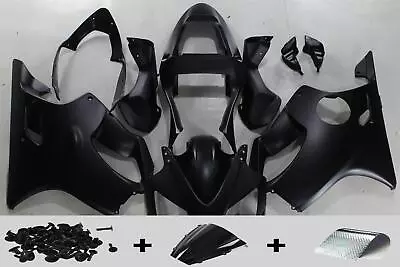 Injection Plastic Matte Black Fairing Fit For 2001 2002 2003 HONDA CBR600F4i T0 • $319.99