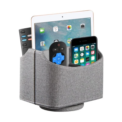 $31.34 • Buy 360 ° Spinning Desk TV Remote Control Holder Caddy/Box Bedside Table Organizer