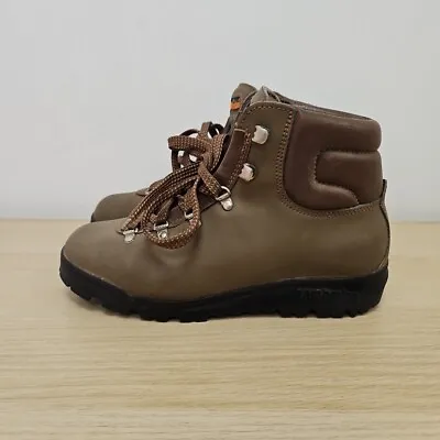 Zamberlan Vintage Brown Khaki Walking Trekking Hiking Boots Size Uk 6 Eu 39 • £79.99