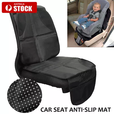 Car Seat Cover Under Child Seat Leather Saver Protector Mat  Anti-Slip Safety AU • $13.69