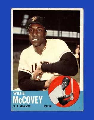 1963 Topps Set-Break #490 Willie Mccovey VG-VGEX (crease) *GMCARDS* • $1.55