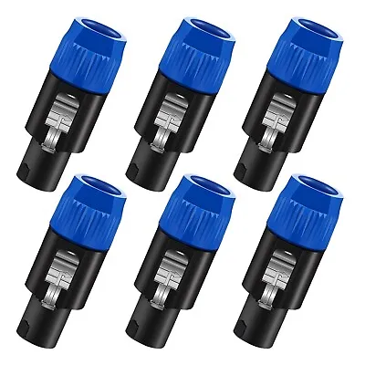 5Core Speakon 4 Pole Male Plug Compatible Audio Cable Connectors High Quality • $7.09