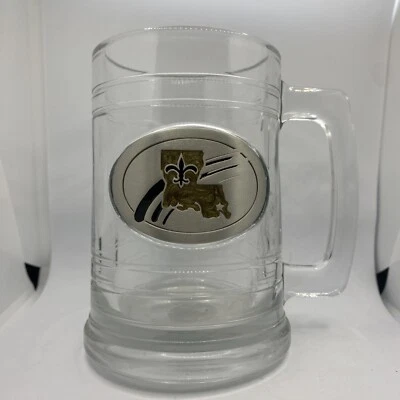 $17.99 • Buy New Orleans Saints Beer/Beverage Glass With Handle