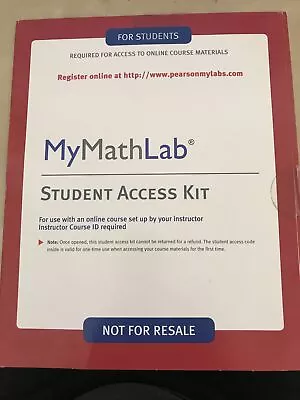 MyMathLab: Student Access Kit- New And Unused • $74.99