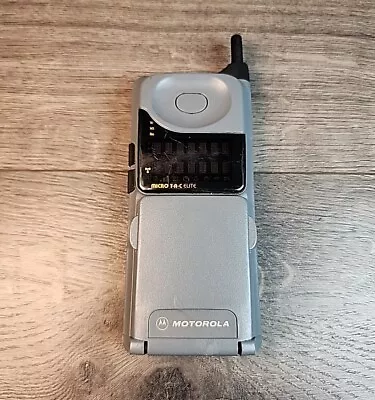 Vintage Motorola Micro Tac Elite Mobile Flip Cell Phone W/battery Untested • $29.95
