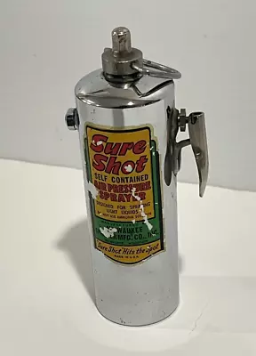 Vintage Milwaukee Sprayer Sure Shot Air Pressure Sprayer Stainless Steel • $69.99