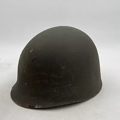 WWII M1 Infantry? Helmet Liner With Chin Strap With Webbing Leather • $49.95