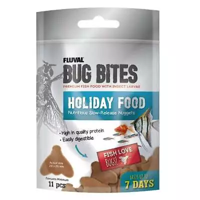 Aquarium Holiday Food Fluval Bug Bites Vacation Weekend Tropical Fish Tank 7 Day • £3.90