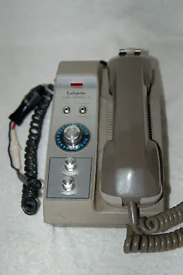 $22 • Buy Vintage Lafayette COM PHONE 23 W/ Adapter  Untested Car Phone CB Radio