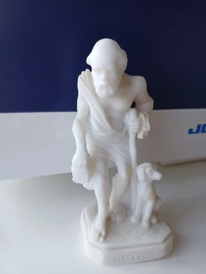 £2 • Buy Statue Diogenes The Cynic Ancient Greek Philosopher Vintage Aged Alabaster