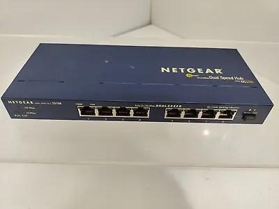 Netgear DS108 10/100 Mbps Dual Speed 8-Ports Ethernet Hub ONLY • $8.50