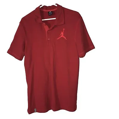 Nike Mens Polo Red Golf Air Jordan Jumpman • $19.99