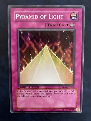 YUGIOH Pyramid Of Light MOV-EN004 Limited Edition MOVIE PROMO • £12