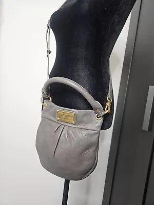 Marc By Marc Jacobs - Classic Q Hillier Gray Leather Hobo Hand Or Crossbody P1 • $150