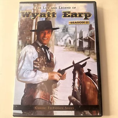 The Life And Legend Of WYATT EARP Season 2 DVD 2012 5 Disc Classic Hugh O’Brien • $49.50
