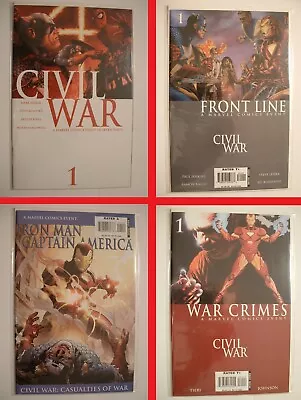Civil War Bundle - Marvel 2006 - 34 Issues!  Civil War #1-7! And Lots More! Wow! • $107.10
