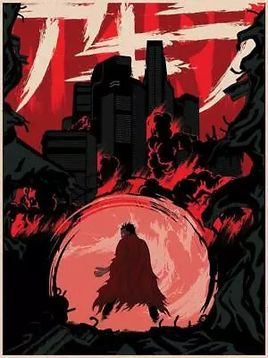 Akira Red By Matt Griffin Ltd Edition X/40 Print Poster Mondo MINT Movie Art • $90