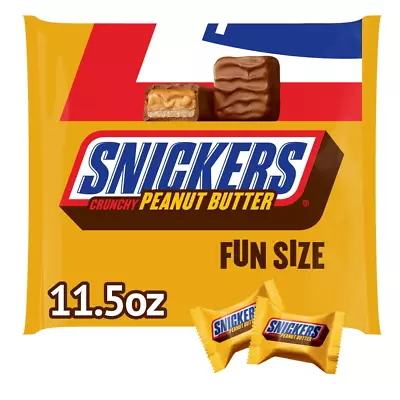 SNICKERS Crunchy Peanut Butter Squared Fun Size Milk Chocolate Candy Bars 11.5  • $6.95