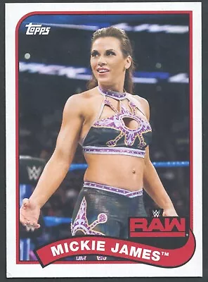 2018 Topps Heritage WWE Mickie James #50 Wrestling Card MINT Divas WWF • $0.99