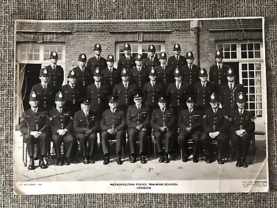 Vintage 1966 Metropolitan Police Training School Hendon Photo • £20