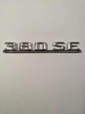 Vintage MERCEDES BENZ 380SE Trunk Lid Emblem W126 380 SE OEM PN: 1268170315 Nice • $25.30