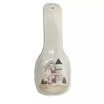 Vintage Otagiri Porcelain Spoon Rest Hand Painted House Ceramic Made In Japan • $8.48