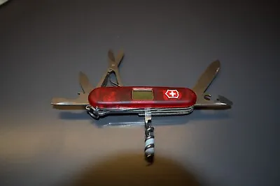 Vintage Victorinox Swiss Army Knife Multi Tool With Digital Clock • $129.99