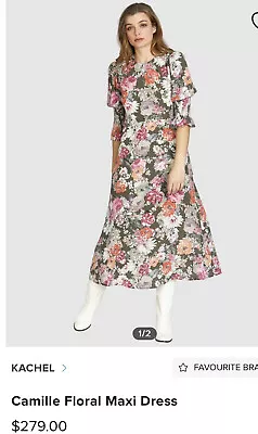 Kachel Camille Floral Maxi Dress Size 8 • $80