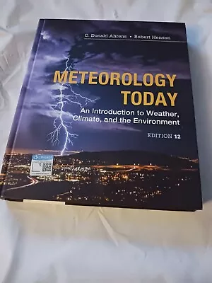 Meteorology Today: An Introduction - Hardcover By Ahrens C. Donald; - Very Good • $22