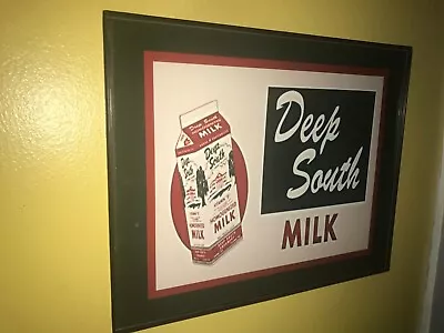 Deep South Milk Grocery Store Kitchen Diner Advertising Sign • $27.99