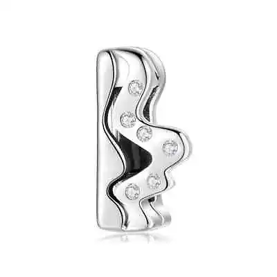 Wow Charms 925 Sterling Silver | Reflection Clip Heart Love Christmas Woman Gift • £9.59