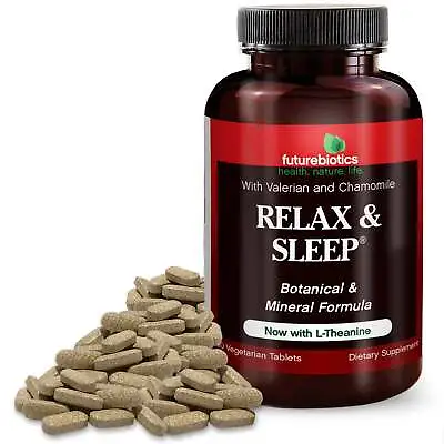 Futurebiotics Relax & Sleep 60 Vegetarian Tablets • $7.97