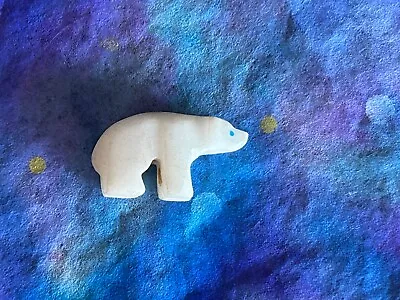 Wonderful Vintage Zuni Carved Bear Fetish Drilled • $15