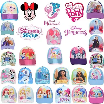 Disney Baseball CapSummer Sun Hat Minnie Mouse Frozen Girls' Accessories 3+Y • £8.49