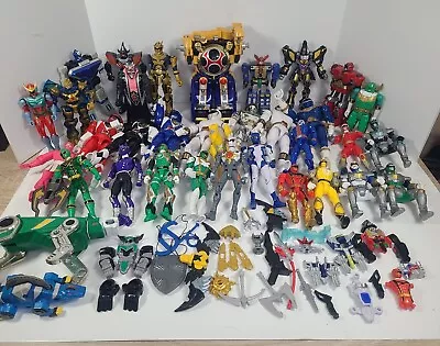 HUGE LOT OF 30+ POWER RANGERS - 1990s-2000s Figures & Accessories Mighty Morphin • $10.50