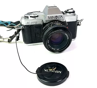 Minolta X-370 35mm SLR Film Camera W/50mm 1: 1.7 Lens & Original Strap • $88.99